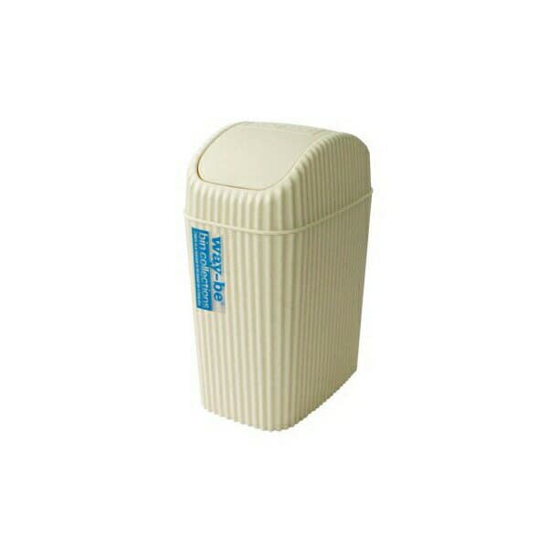 【3個セット】 八幡化成 205814 ウェイビー ミニスイングペール 2L アイボリー Hachimankasei お風呂 キッチンブランチ プレゼント 人気 バス 誕生日プレゼント お返し ダストボックス 女友達 スリム トイレ グレー キッチン 高品質