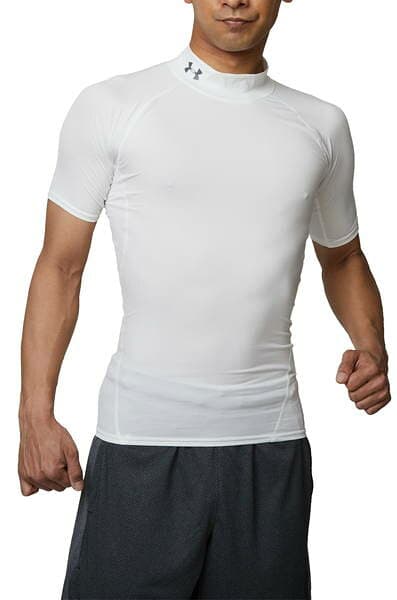【20％OFF】公式 アンダーアーマー UNDER ARMOUR UA ヒートギア ヒートギアアーマー ショートスリーブ モック トレーニング メンズ 1358576 ベースレイヤー インナー アンダーシャツ アンダーウェア コンプレッション 半袖 トップス スポーツ ジム 吸汗 速乾 伸縮 ドライ thumbnail 3