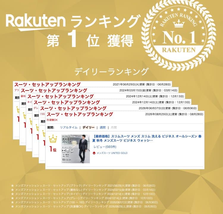 【10/9迄 クーポン・ポイントUP】【最終価格】スリムスーツ メンズ スリム 洗える ビジネス オールシーズン 春夏 秋冬 メンズスーツ ビジネス ウォッシャブル ノータック 激安 安い A体 AB体 BB体 卒業式 入学式 入社式 就活 面接【スーツ2着でクーポン値引き 対象商品】 thumbnail 2