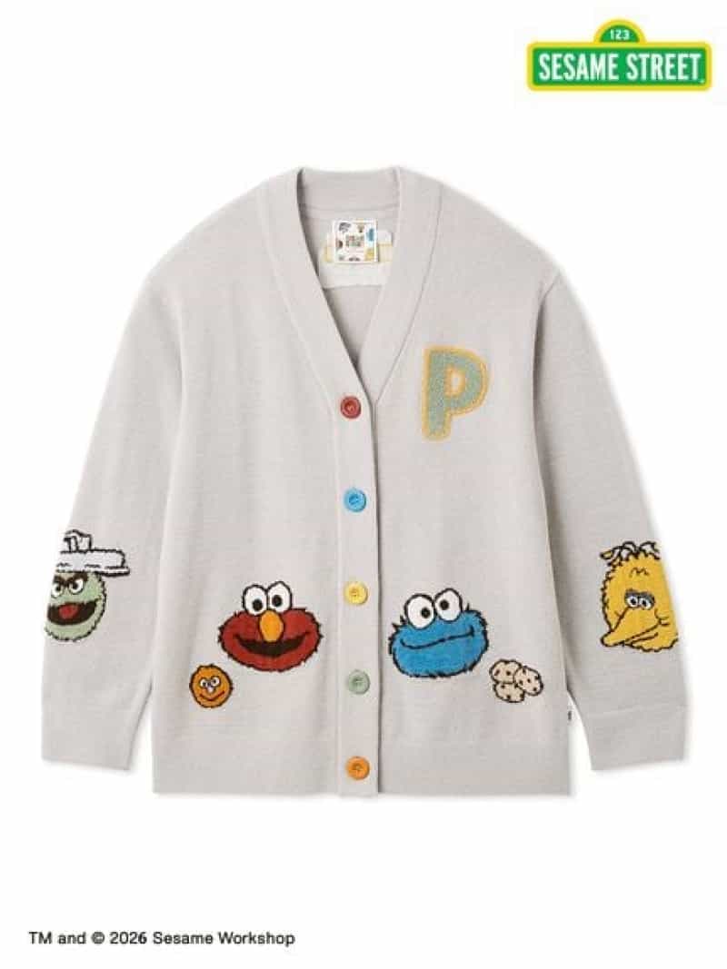 【SALE／30%OFF】【SESAME STREET】エアリーモコアップリケカーディガン gelato pique ジェラートピケ インナー・ルームウェア その他のインナー・ルームウェア グレー【RBA_E】【送料無料】[Rakuten Fashion] thumbnail 2