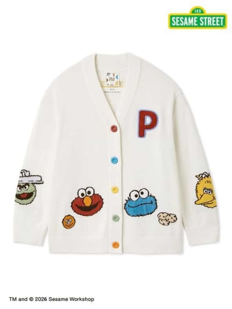 【SALE／30%OFF】【SESAME STREET】エアリーモコアップリケカーディガン gelato pique ジェラートピケ インナー・ルームウェア その他のインナー・ルームウェア グレー【RBA_E】【送料無料】[Rakuten Fashion] thumbnail 3