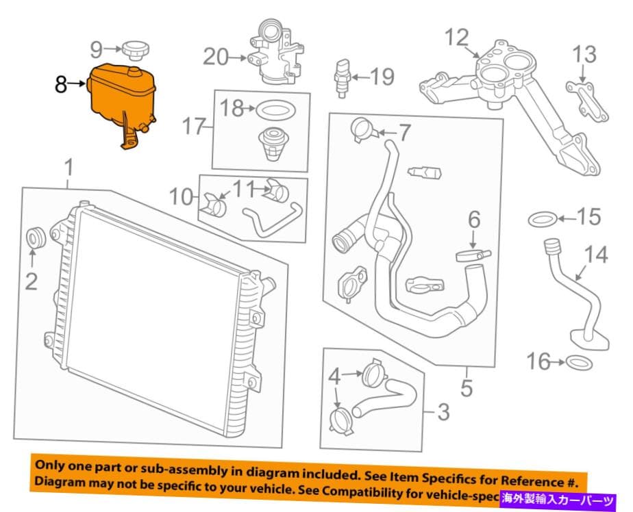 coolant tank GM OEM-Radiator Coolant Overflow Tank Reservoir Recovery Bottle 22866587 GM OEM-Radiator Coolant Overflow Tank Reservoir Recovery Bottle 22866587