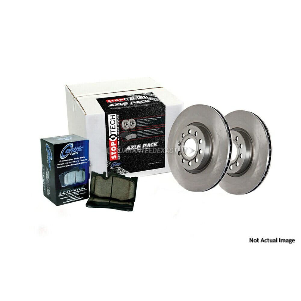 brake disc rotor 1990-1996日300ZXのDBAリア4000 Centric Parts Performance Disc Brake Pad and Rotor Kit 906.45016 DAC