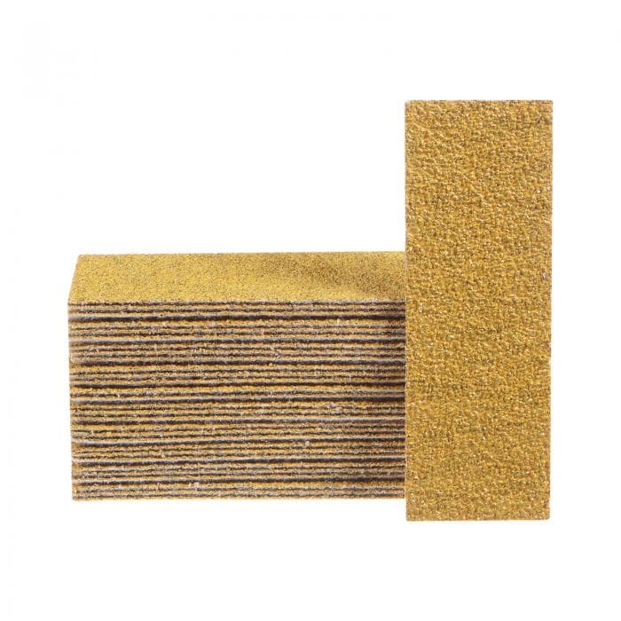uxcell マイクロサンダーペーパー 40グリット 89x30.5 mm ミニサンディングシートストリップ フックループサンドペーパー ウッドメタル 小さなプロジェクト 狭いスペース ポーランドの仕事用 30個