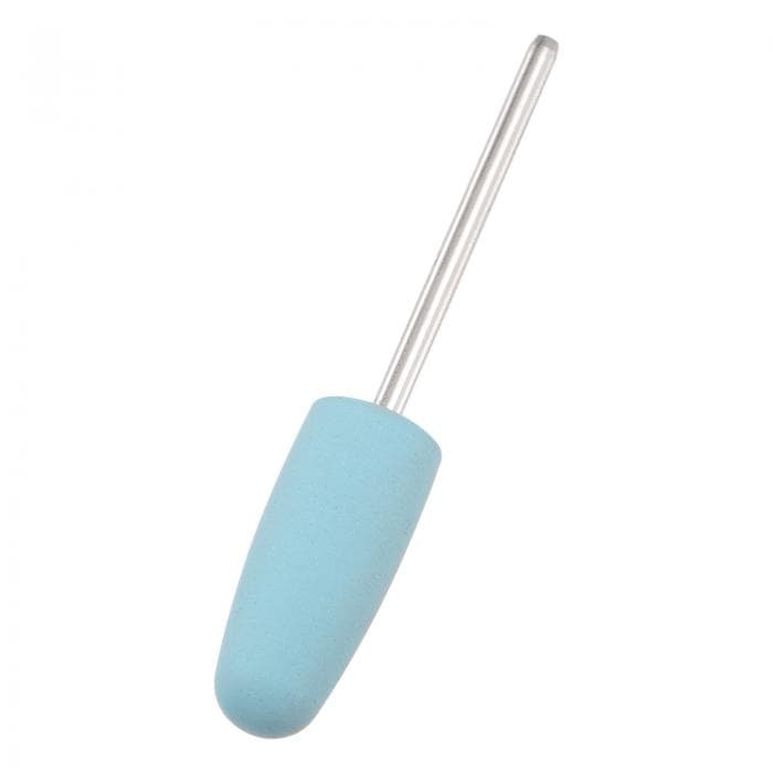 uxcell シリコーン 研削バフホイール 研磨ヘッド ゴム研磨ビッ取付箇所 アクセサリー ライトブルー 600 グリット