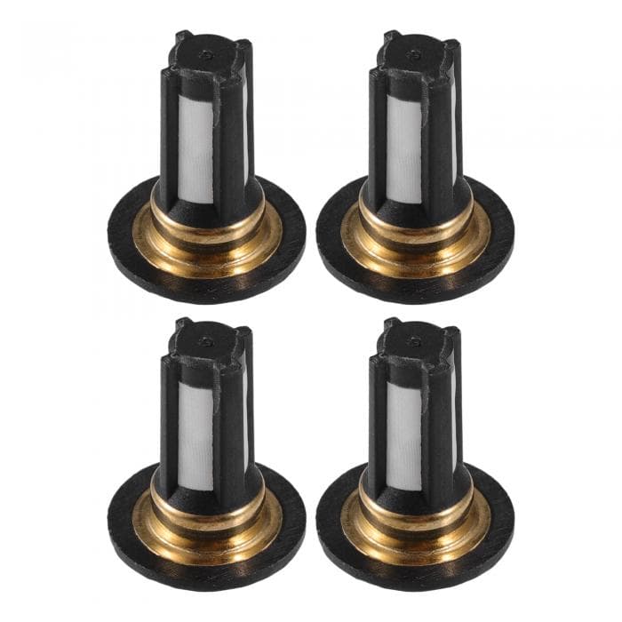 Partuto 燃料噴射装置フィルターバスケット - 車のリビルド修理キット - Hondaに対応用プラスチック製ブラ ック - 4個セット