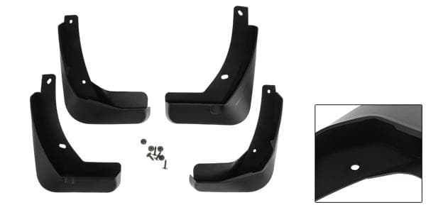 Partuto マ ッドフラップスプラッシュガード - 車のフロント＆リアサイドマ ッドガード - Volkswagenに対応ゴルフ7 Mk7 VII 7 2013 - 2020 プラスチックブラック マウントアクセサリー付き - 1セット thumbnail 2
