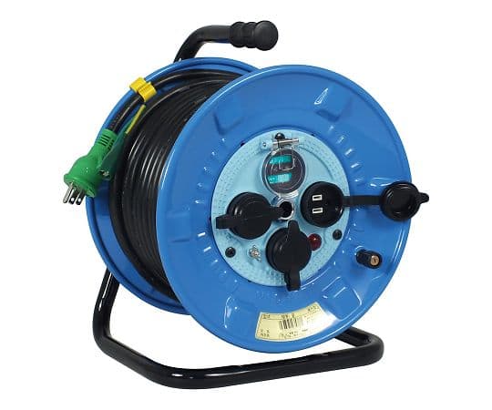 電工ドラム(屋外型・防雨・防塵型・漏電保護専用ブレーカー付) NPW-EB23 1台