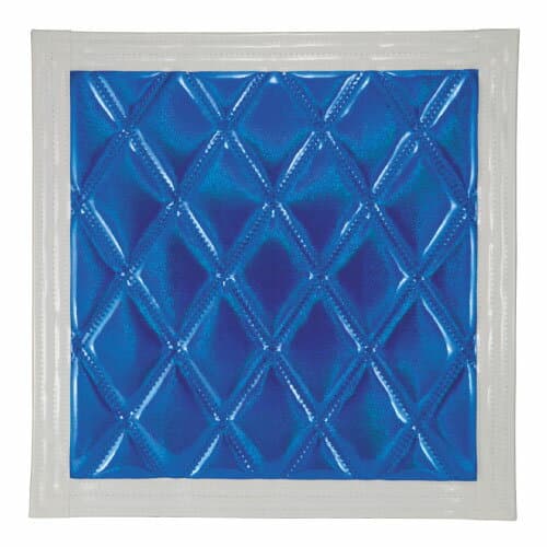 ジェットイノウエ ウレタン入り 泥除け 綺羅 Wステッチ 750×600 ブルー / ホワイト 縦750×横600mm 523924 マッドガード フェンダー