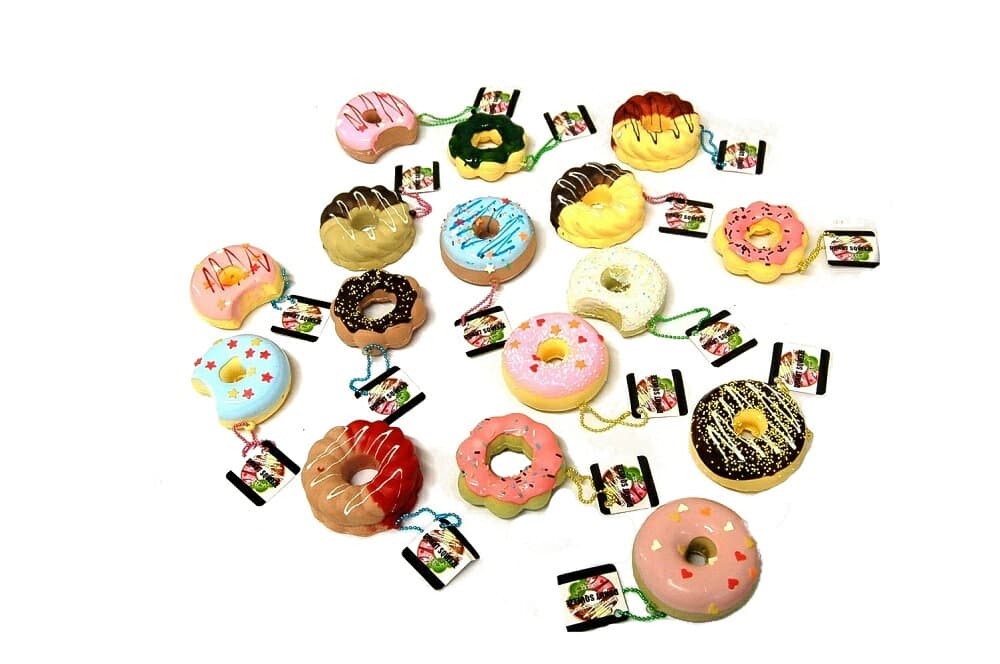 もっちり! リアルドーナツスクイーズ 16種セット[フィギュア][送料無料(一部地域を除く)]