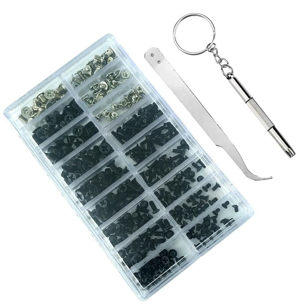 パソコン用ネジ PCネジセット 355本入り (M2 M2.5 M3) HDD M.2 SSD 固定用 ノートPC ノートパソコン[ゆうパケット発送、送料無料、代引不可]