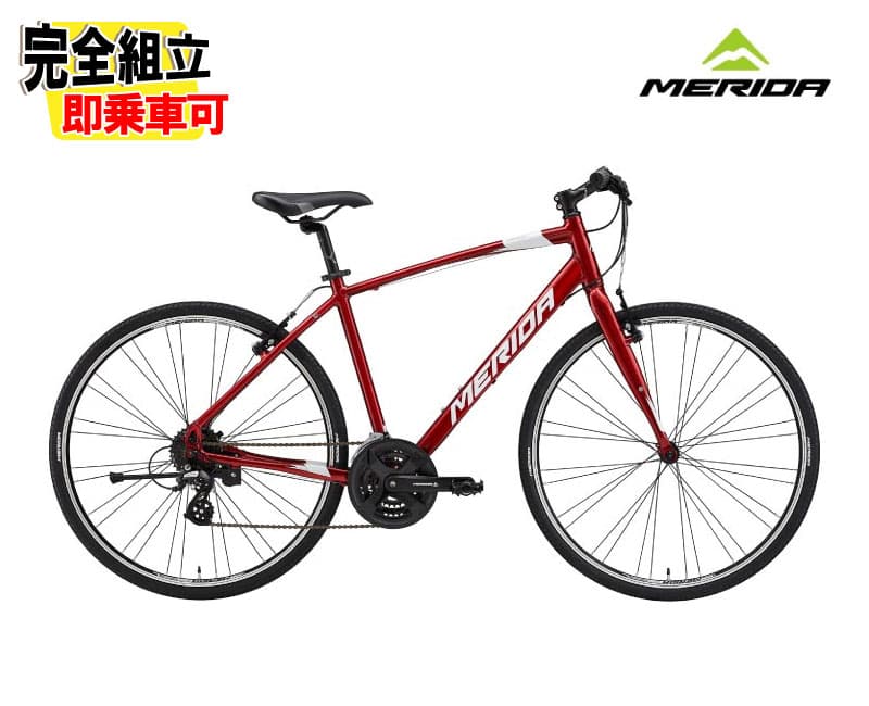 (特典付き!)2026 MERIDA メリダ CROSSWAY 100-R クロスウェイ 100R グロッシーレッド(ホワイト)【ER33】クロスバイク