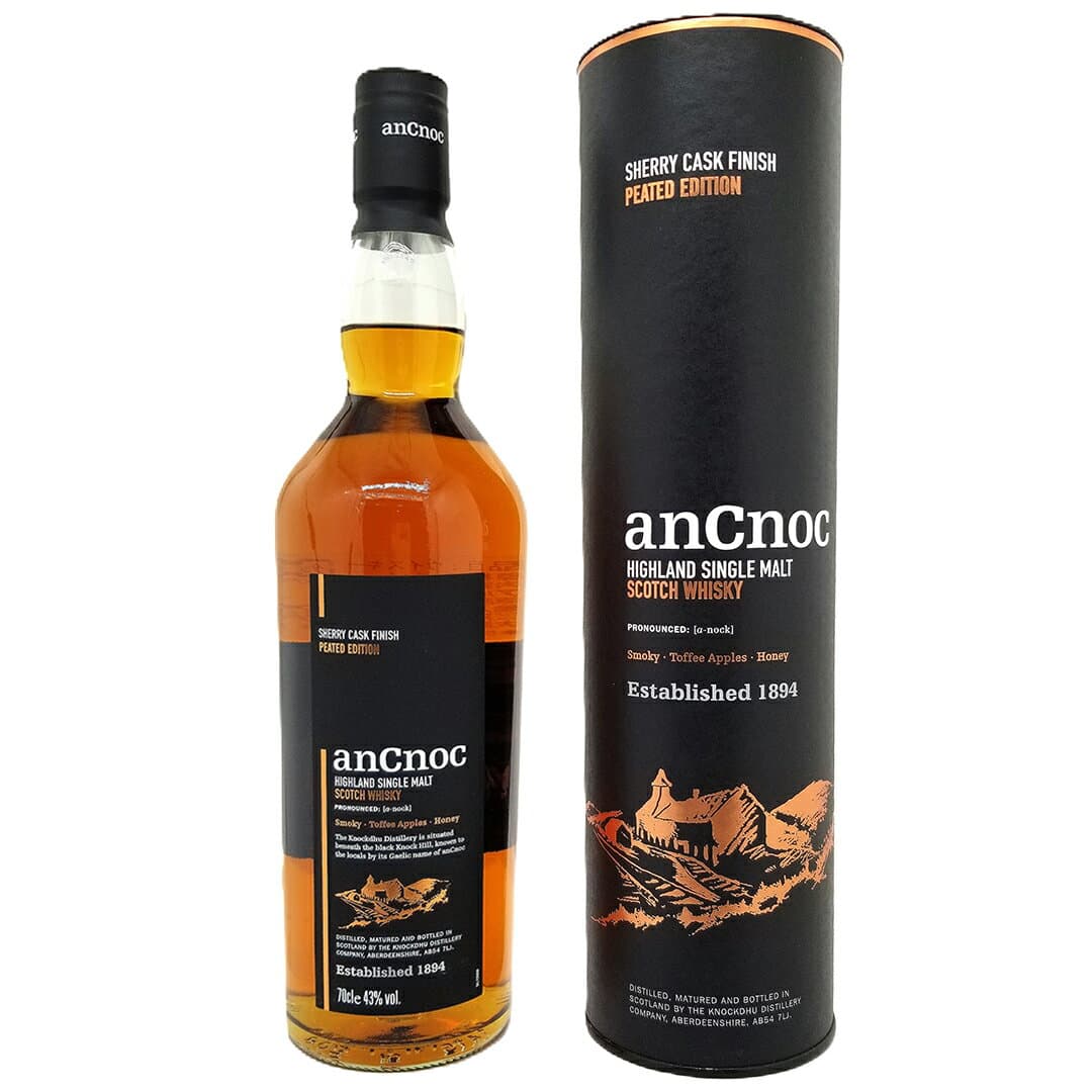 アンノック シェリー ピーテッド シングル モルト 43度 箱付 700ml 正規品 スコッチウイスキー ハイランド ^YCACSPJ0^