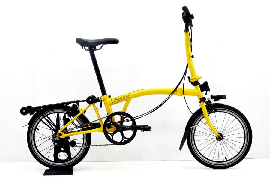 ★★【中古】ブロンプトン BROMPTON C-LINE EXPLORE MID 2023年 スチール フォールディングバイク 折りたたみ 16インチ イエロー