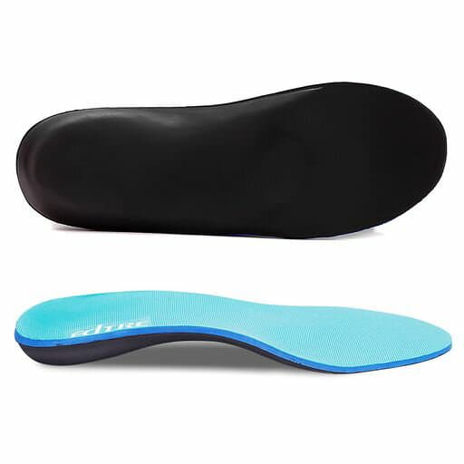 EDTREインソールアーチサポート[アーチ3.0CM]衝撃吸収中敷きU字型ヒール硬めタイプ消臭歩行スポーツ立ち仕事男女兼用サイズ調整可D(25.0cm)