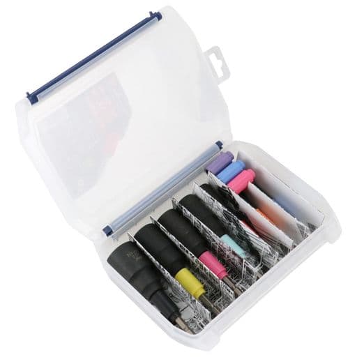 SK11(エスケー11)ビットスルーインパクトソケットセット8本組10/12/13/14/17/19/21/24mm両頭ビット+2ゴムラバーチャック3個付属SKN-81024