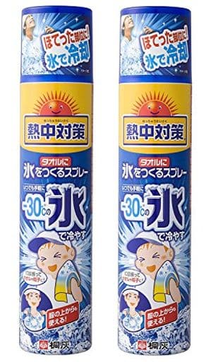 熱中対策タオルに氷を作るスプレー230MLx2230ミリリットル(x2)