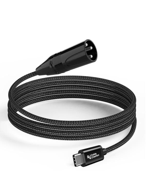 USB C マイクケーブル,Type-c to XLR メス マイク録音ケーブル ナイロン編み 高耐久性 クリアな音質 幅広い互換性 マイク/スピーカー/コンソール/アンプ/その他のレコーディング機器などに適用, thumbnail 2