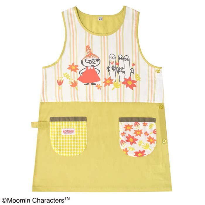 ムーミン エプロン イエロー ST-IM0074【メール便 送料無料】