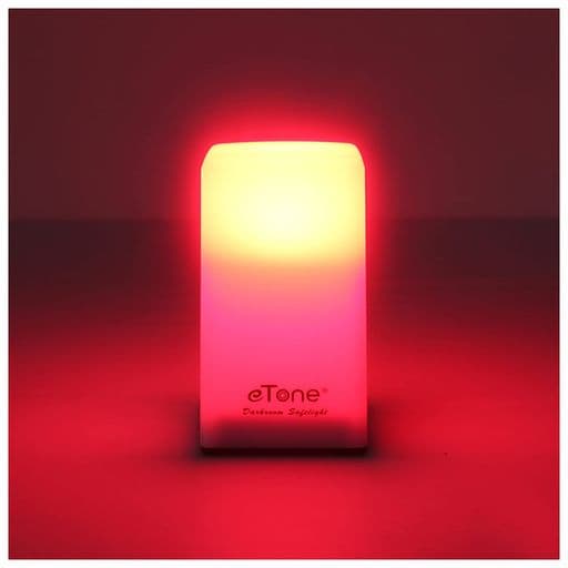 eToneDarkroomポータブルセーフライトランプ635nm波長、USBケーブル付き白黒フィルムおよび白黒印刷用紙の処理に適しています