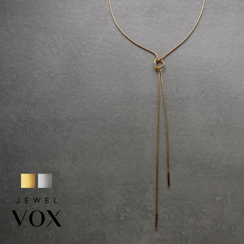 【10/9 09:59まで！超目玉】 ネックレス ロングネックレス ニッケルフリー アクセサリー チェーン 結び目 デイリー 金属アレルギー 安心 カジュアル シンプル レディース 女性 ブランド プレゼント 30代 40代 50代 メール便送料無料