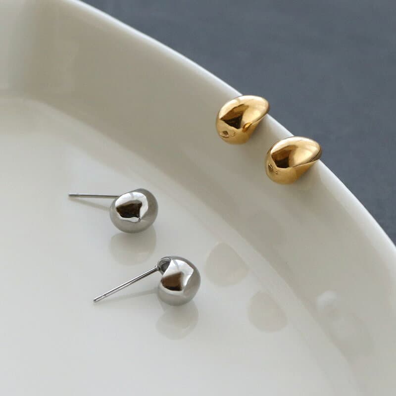 【10/9 09:59まで！超目玉】 ピアス ステンレス つけっぱなし レディース サージカルステンレス 金属アレルギー 対応 ゴールド シルバー ピンクゴールド ドロップ モチーフ カジュアル メール便送料無料 thumbnail 3