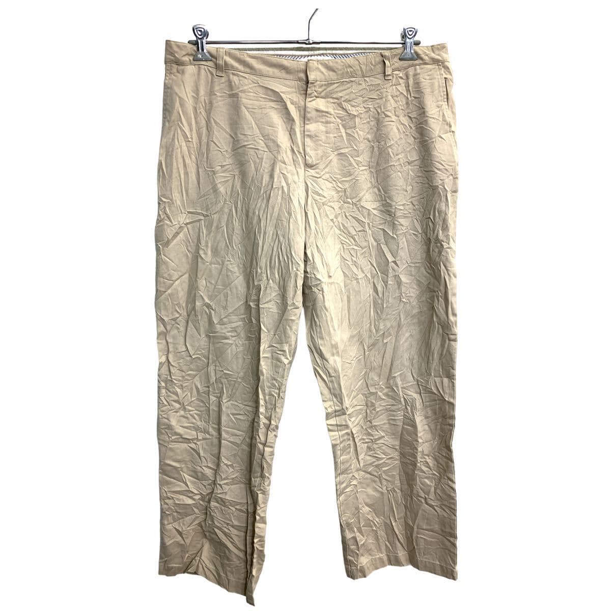【中古】【古着】 TOMMY HILFIGER チノパン W39 トミーヒルフィガー レディース ビッグサイズ ベージュ 古着卸 アメリカ仕入 2403-73