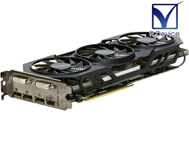 GIGA-BYTE Technology GeForce GTX 970 4.0GB DVI-D/DVI-I/HDMI/DisplayPort *3 PCI Express 3.0 x16 GV-N970WF3OC-4GD【中古グラフィックボード】