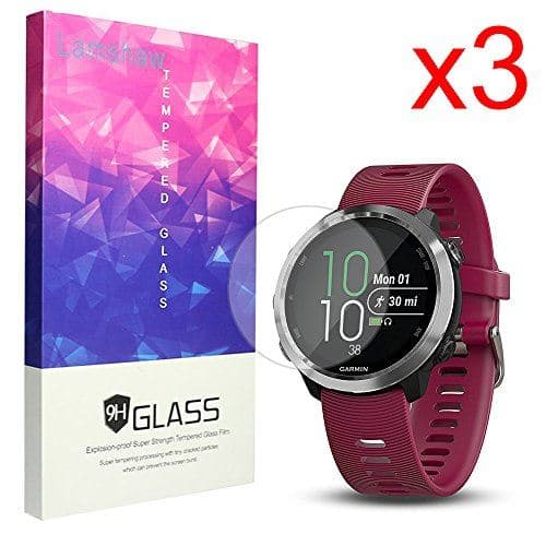 Lamshaw Garmin ForeAthlete 645 保護フィルム|%%%| Lamshaw 9H ガラスフィルム カバー 対応 GARMIN(ガーミン) ForeAthlete 645 Music