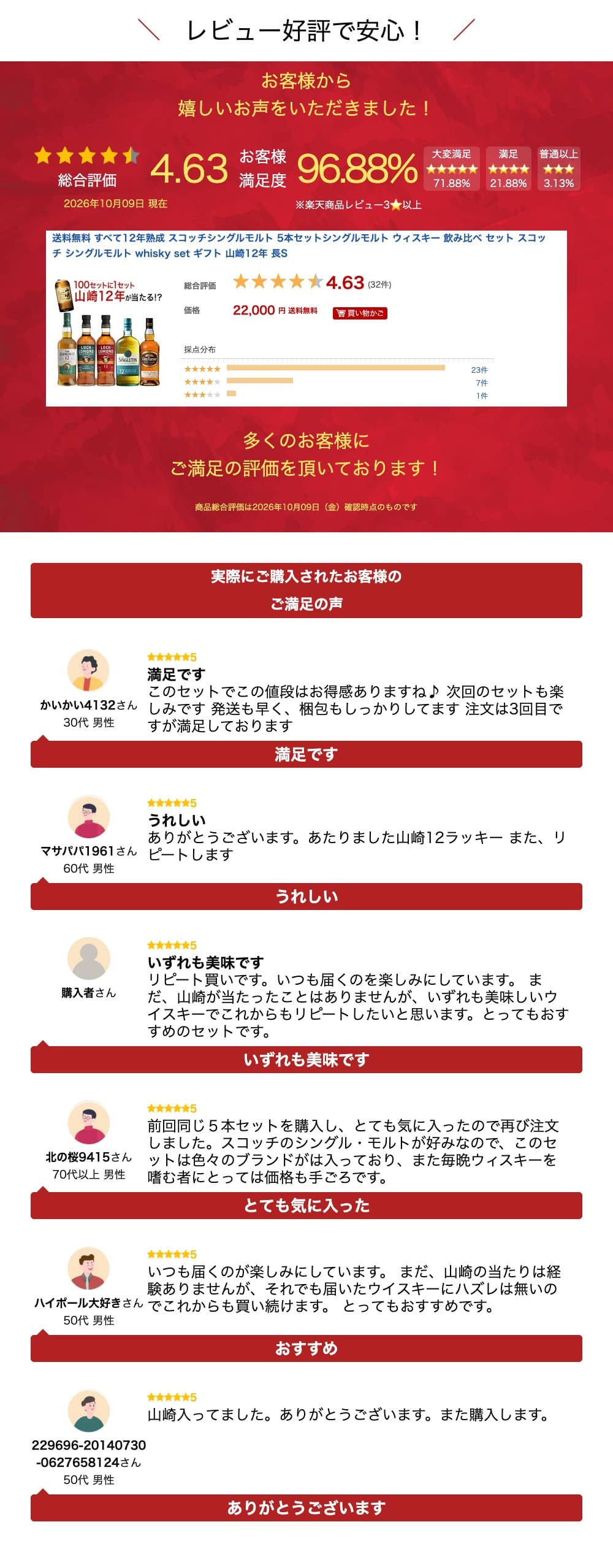 送料無料 すべて12年熟成 スコッチシングルモルト 5本セットシングルモルト ウィスキー 飲み比べ セット スコッチ シングルモルト whisky set ギフト 山崎12年 長S thumbnail 3
