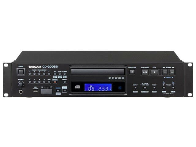 【新品、箱難、必ずご注文前に商品説明をお読みください】TASCAM　CDプレーヤー　CD-200SB　【KK9N0D18P】