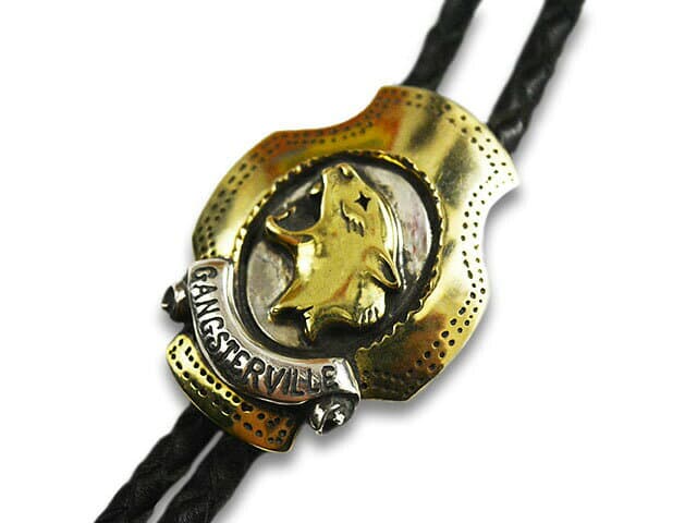【galcia/ガルシア】×【GANGSTERVILLE/ギャングスタービル】「Bolo Tie”Panther”/ボロタイ”パンサー”」(18GSG-BT02-PT)(Silver925/Brass/アクセサリー/ジュエリー/ハーレー/プレゼント/アメカジ/WOLF PACK/ウルフパック) thumbnail 2