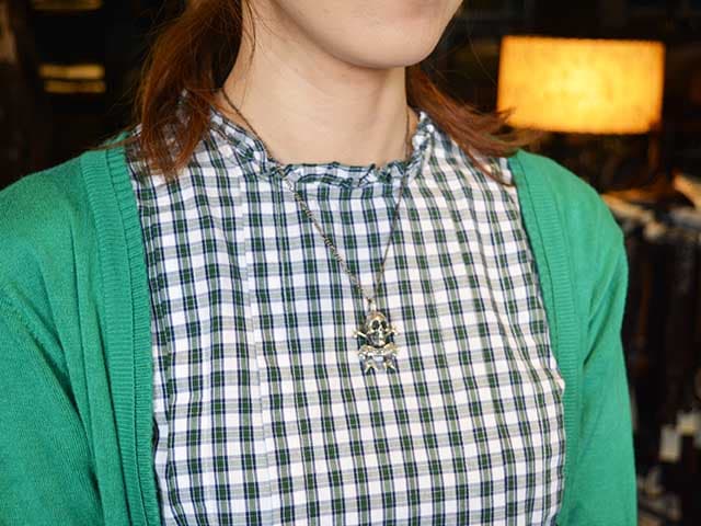 【galcia/ガルシア】×【GANGSTERVILLE/ギャングスタービル】「Skull Pendant Top/スカルペンダントトップ」(18GSG-NT03SK-SV)(Silver925/Brass/アクセサリー/ジュエリー/ハーレー/プレゼント/アメカジ/WOLF PACK/ウルフパック) thumbnail 3