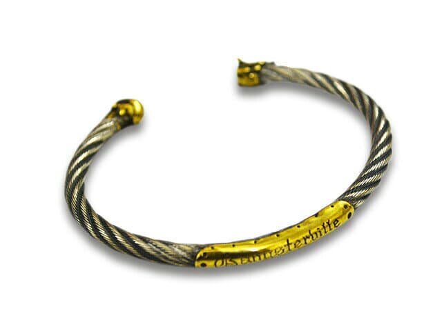 【galcia/ガルシア】×【GANGSTERVILLE/ギャングスタービル】「Devil&Skull Bangle/デビル&スカルバングル」(GSG-BA002SB)(Silver925/Brass/アクセサリー/ジュエリー/ハーレー/プレゼント/アメカジ/WOLF PACK/ウルフパック) thumbnail 2