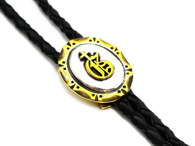 【galcia/ガルシア】×【GANGSTERVILLE/ギャングスタービル】「Bolo Tie”G”/ボロタイ”G”」(GSG-BT02B)(Silver925/Brass/アクセサリー/ジュエリー/ハーレー/プレゼント/アメカジ/WOLF PACK/ウルフパック) thumbnail 2
