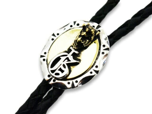 【galcia/ガルシア】×【GANGSTERVILLE/ギャングスタービル】「Bolo Tie”G”/ボロタイ”G”」(GSG-BT01S)(Silver925/Brass/アクセサリー/ジュエリー/ハーレー/プレゼント/アメカジ/WOLF PACK/ウルフパック) thumbnail 2