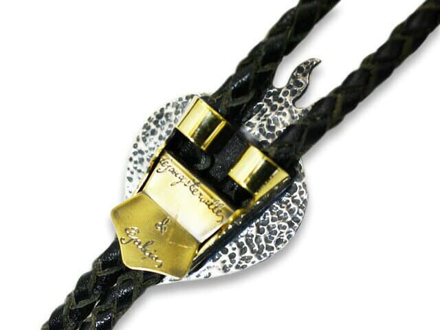 【galcia/ガルシア】×【GANGSTERVILLE/ギャングスタービル】「Bolo Tie”Two Face”/ボロタイ”トゥーフェイス”」(17-GALCIAxGSV-08-SV)(Silver925/Brass/アクセサリー/ジュエリー/ハーレー/プレゼント/アメカジ/WOLF PACK/ウルフパック) thumbnail 3
