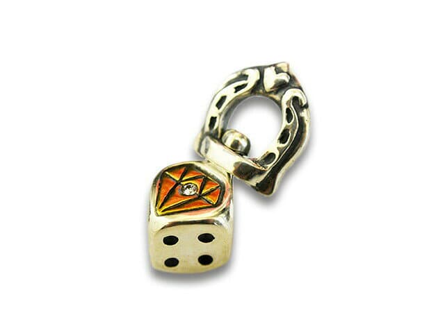 【galcia/ガルシア】×【GANGSTERVILLE/ギャングスタービル】「Dice Pendant Top&Necklace Chain Set/ダイスペンダントトップ&ネックレスチェーンセット」(GSG-NC001S+GSG-NT001)(Silver925/アクセサリー/ジュエリー/プレゼント/アメカジ/WOLF PACK/ウルフパック) thumbnail 3