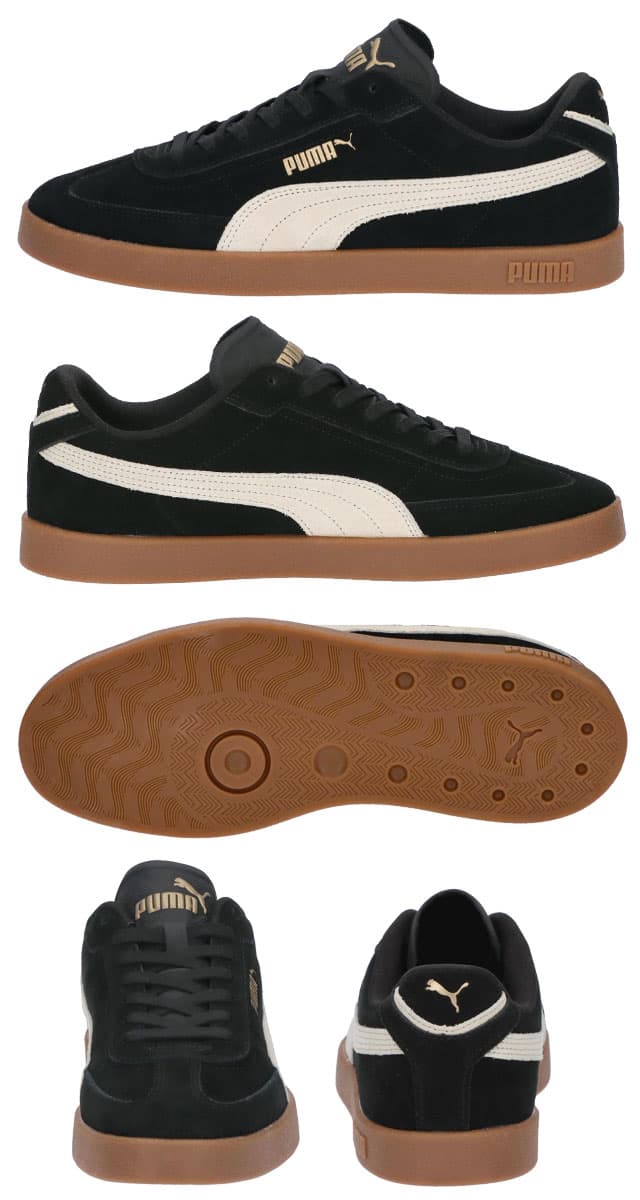 ＼クーポン有10/9 1:59迄／プーマ レディース スニーカー PUMA CLUB 2 ERA スウェード 400717 カジュアルシューズ ローカット 靴 01 プーマブラック-アルパインスノー 10 ベイパーグレー-プーマブラック 黒 灰色 PUMA 送料無料 最強翌日配送 evid |6 thumbnail 3