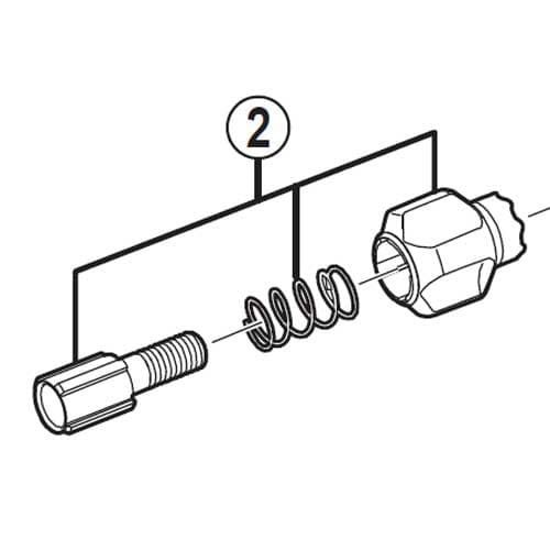 【M便】[2]アウターアジャストボルトユニット