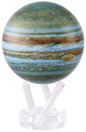 光で回る地球儀 ムーバグローブ MOVA Globe 4.5インチ　惑星・衛星シリーズ(木星)