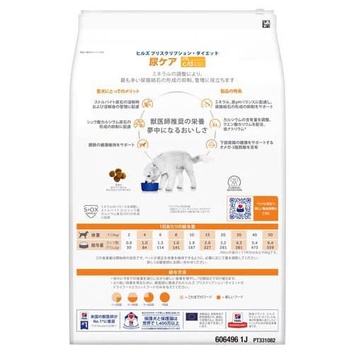 c/d マルチケア 小粒 チキン 尿ケア 犬用 特別療法食 ドッグフード ドライ シーディー(3kg*2袋セット)【ヒルズ プリスクリプション・ダイエット】 thumbnail 2
