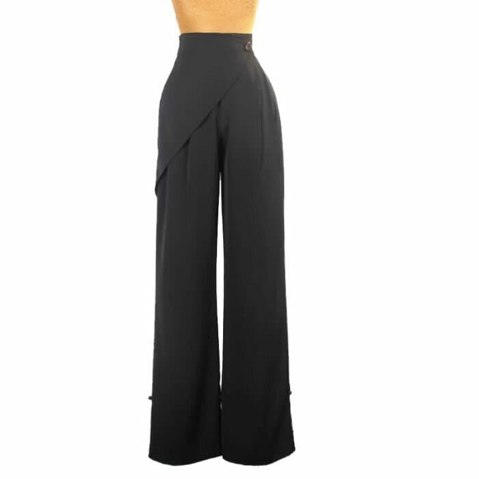 【既製品】社交ダンスドレス　ダンス衣装　発表会　ステージ衣装　モダンドレス　ラテンドレス　競技用　デモ用　練習用　ワンピース　ダンスウエア　トップス　パーティードレス　レディースパンツ　PAN013　【XINEI】