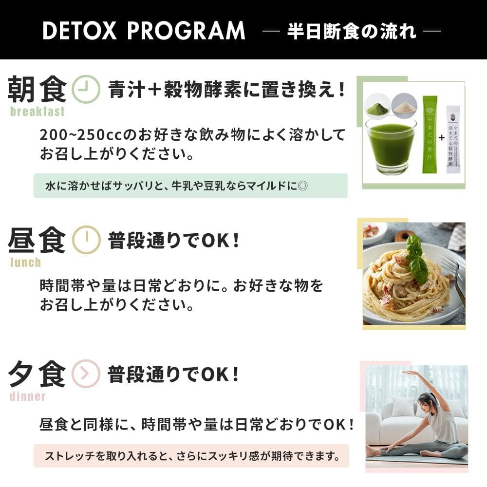 ファスティング セット ファスティングセット 【国産】 30日分 青汁 乳酸菌 酵素 短期集中 半日断食ダイエット やまだの青汁30包+GOLDEN ENZYME30包 ダイエット食品 満腹感 酵素 断食セット 断食 ダイエット ※ ダイエットドリンク ドリンク 1週間 3日 ではありません SSS thumbnail 2
