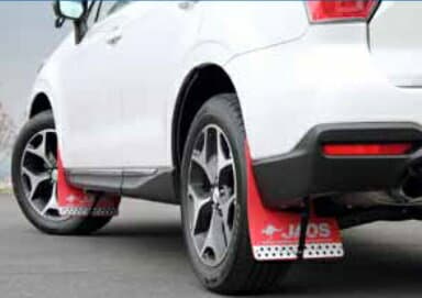 JAOS マッドガード3 前後セット ブラック スバル フォレスター SJ系用 (B610743/B622002) 【外装品】【自動車パーツ】 ジャオス MUD GUARD III 黒 フロント/リヤ セット