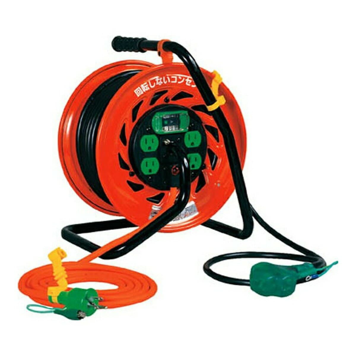 日動工業 NICHIDO 電工ドラム マジックびっくリール 漏電保護専用ブレーカ付 30m