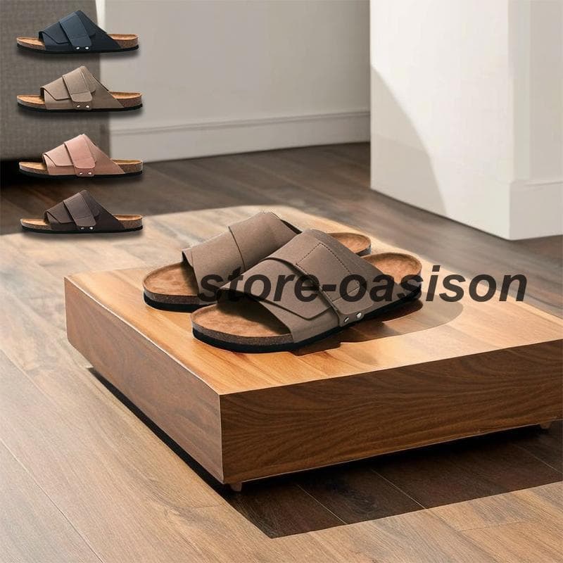 スリッパ 歩きやすい おしゃれ アウトドア 外履き コルクサンダル メンズ