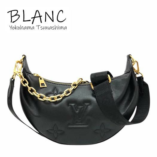 ルイヴィトン オーバーザムーン バブルグラム カーフ ブラック M59799 ハンドバッグ ショルダーバッグ LOUIS VUITTON 横浜BLANC【中古】