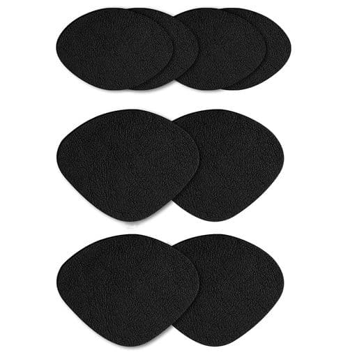 TerraShine靴かかと補修8枚セットかかと内側補修靴かかと修理キット内側靴の穴防止かかとすり減り防止内側かかと補強スニーカーシューズ用(ブラック)