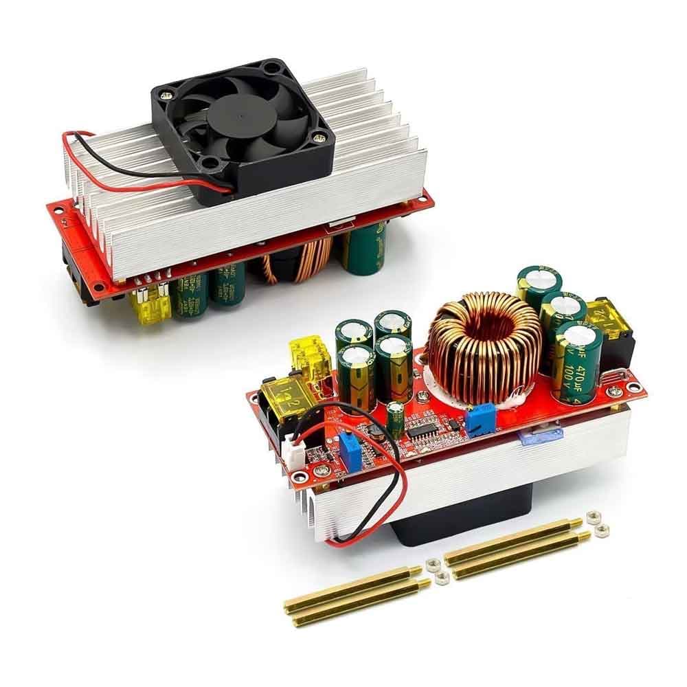 zmart 1500W DCコンバータ ブースト カー ステップアップ 電源モジュール 20A 40A 20A 電圧 コンバータ CVブースト コンバータ レギュレータ